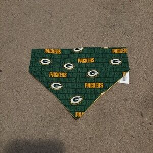 Green Bay Packers Dog Bandana size Small (NEW)